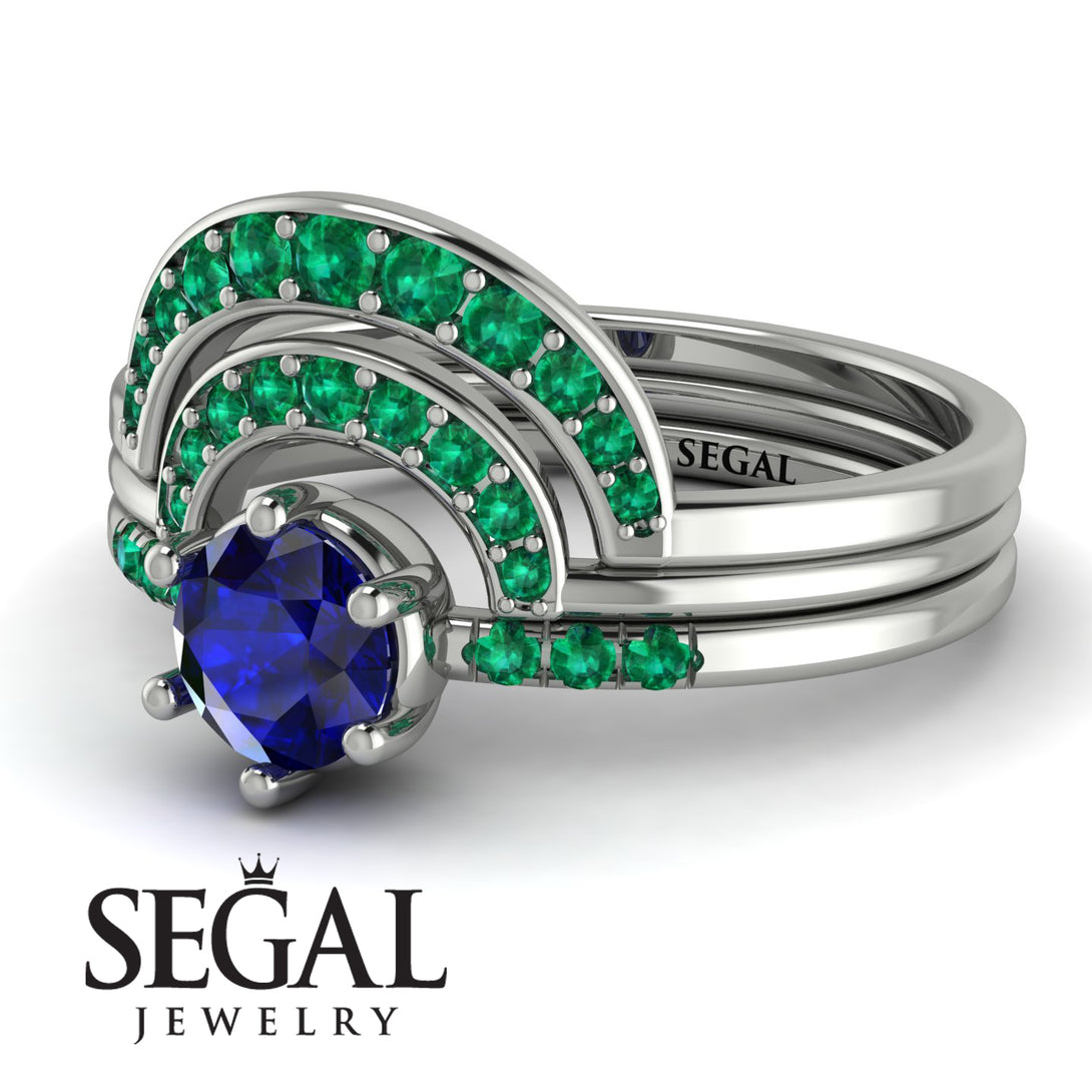 Stacking Sapphire Bridal Set - Mckenzie No. 30