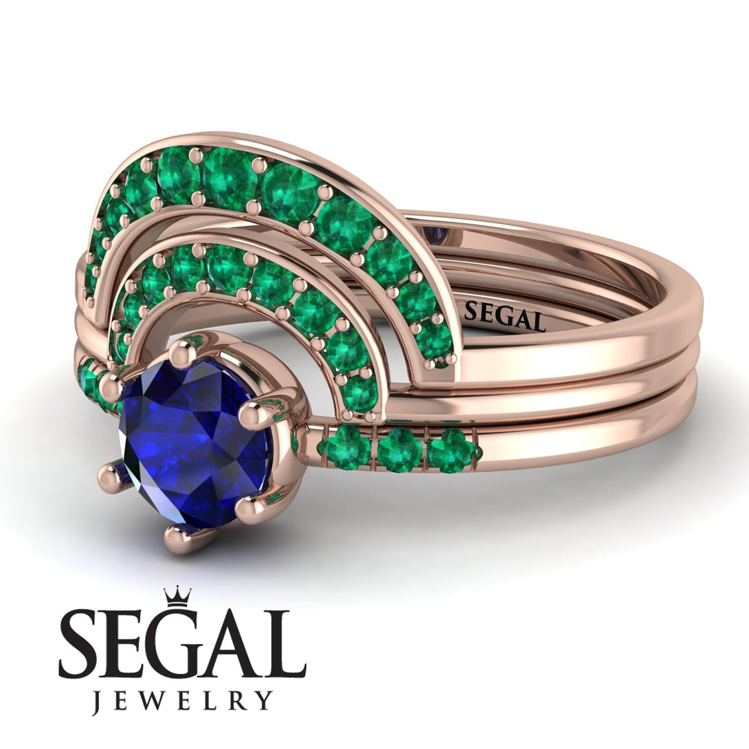 Stacking Sapphire Bridal Set - Mckenzie No. 29