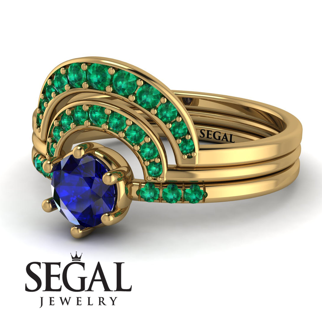 Stacking Sapphire Bridal Set - Mckenzie No. 28