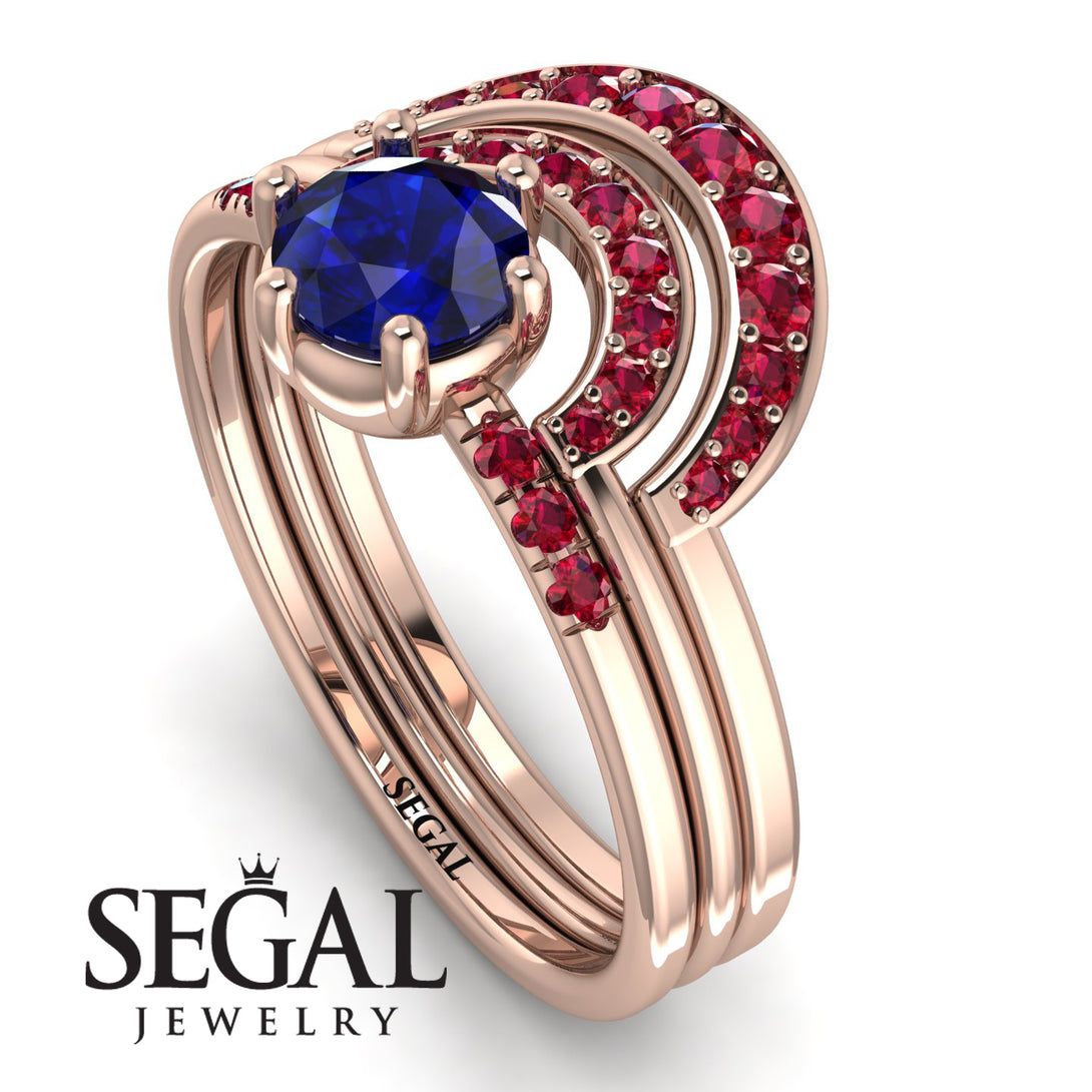 Stacking Sapphire Bridal Set - Mckenzie No. 59