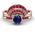 Stacking Sapphire Bridal Set - Mckenzie No. 59