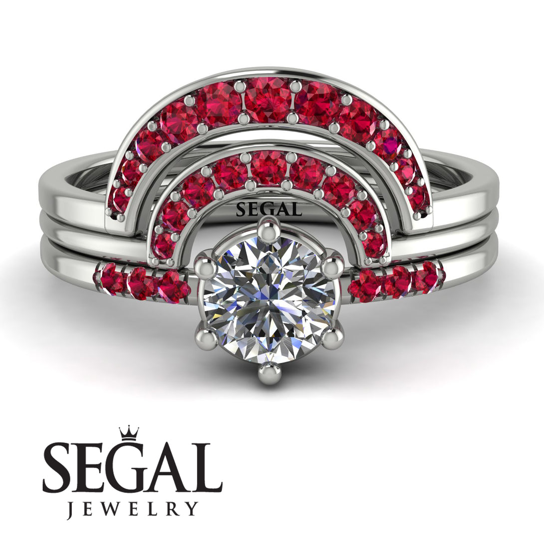 Stacking Diamond Bridal Set - Mckenzie No. 48