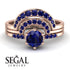 Stacking Sapphire Bridal Set - Mckenzie No. 74