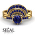 Stacking Sapphire Bridal Set - Mckenzie No. 73