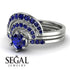 Stacking Sapphire Bridal Set - Mckenzie No. 75