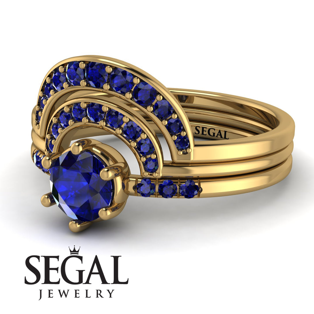 Stacking Sapphire Bridal Set - Mckenzie No. 73