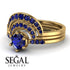 Stacking Sapphire Bridal Set - Mckenzie No. 73