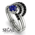 Stacking Sapphire Bridal Set - Mckenzie No. 45