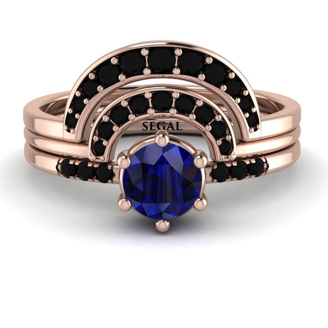 Stacking Sapphire Bridal Set - Mckenzie No. 44