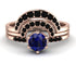 Stacking Sapphire Bridal Set - Mckenzie No. 44