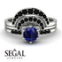 Stacking Sapphire Bridal Set - Mckenzie No. 45