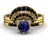 Stacking Sapphire Bridal Set - Mckenzie No. 43