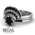 Stacking Black Diamond Bridal Set - Mckenzie No. 39 image 3