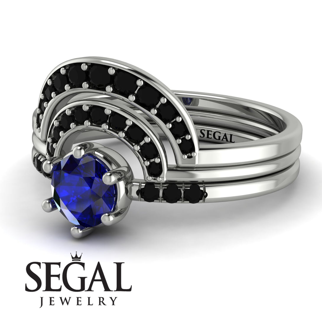 Stacking Sapphire Bridal Set - Mckenzie No. 45