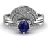 Stacking Sapphire Bridal Set - Mckenzie No. 15