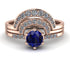 Stacking Sapphire Bridal Set - Mckenzie No. 14