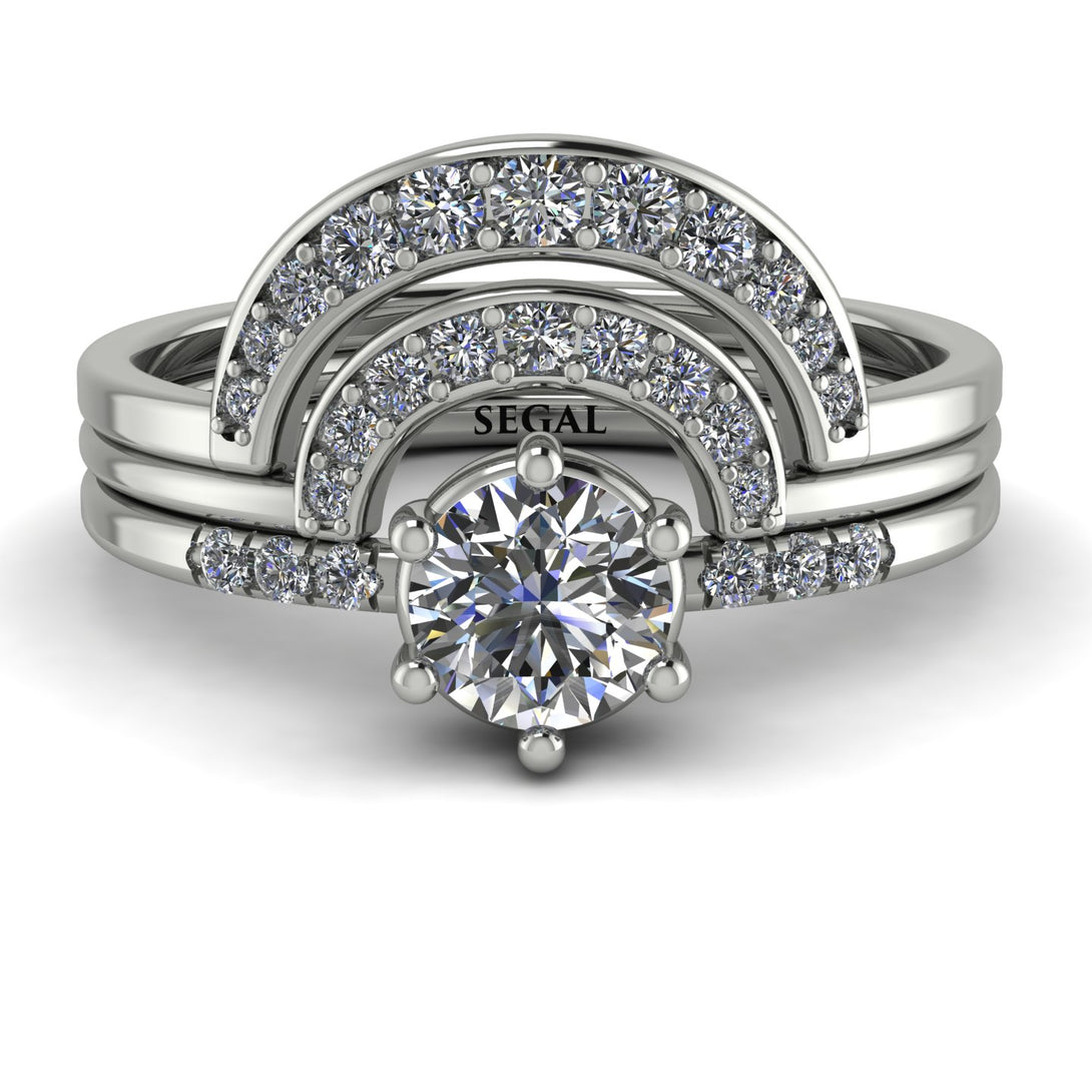 Stacking Diamond Bridal Set - Mckenzie No. 3