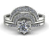 Stacking Diamond Bridal Set - Mckenzie No. 3