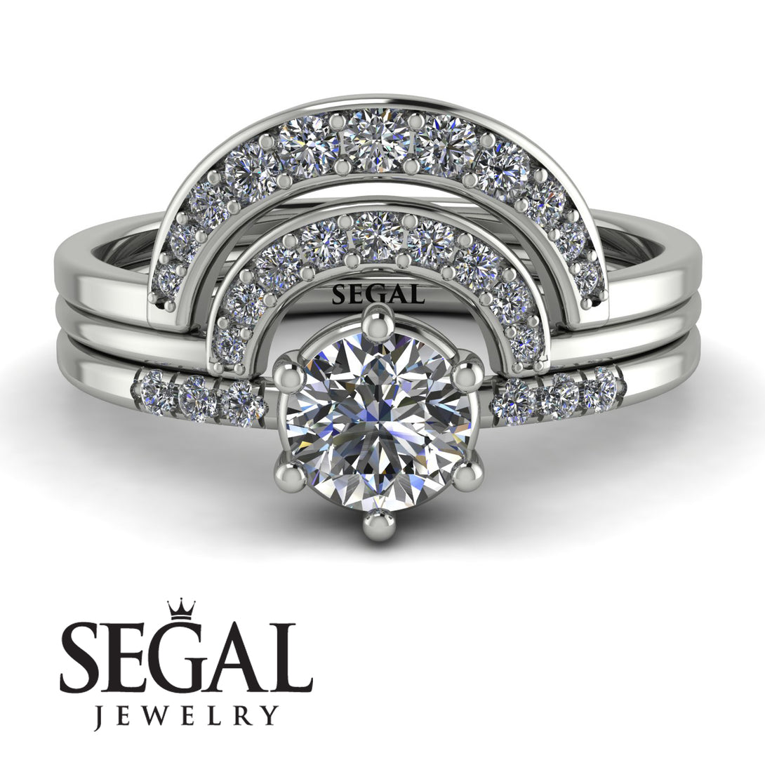 Stacking Diamond Bridal Set - Mckenzie No. 3