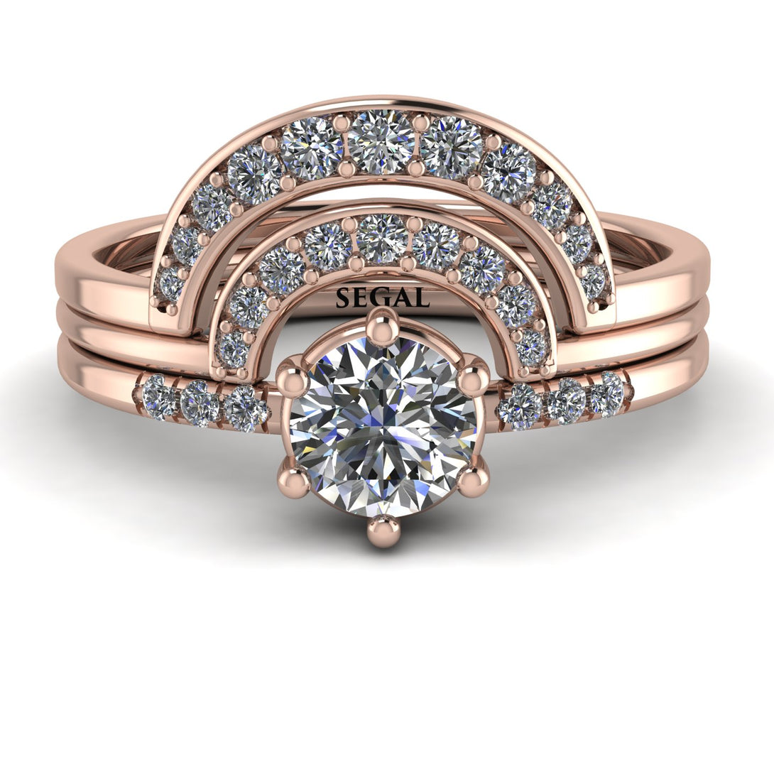 Stacking Diamond Bridal Set - Mckenzie No. 2