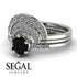 Stacking Black Diamond Bridal Set - Mckenzie No. 9 image 3