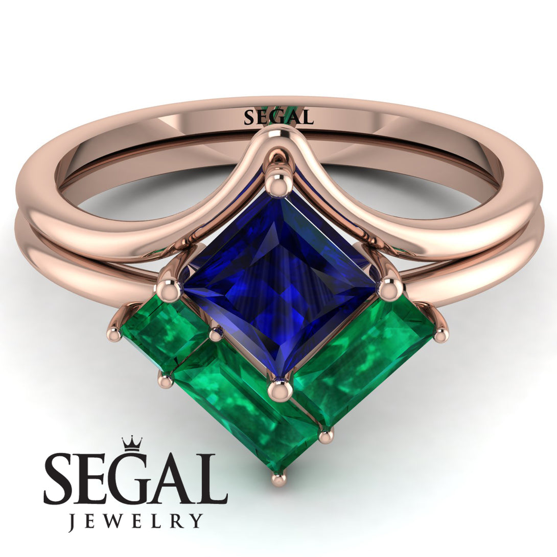 Stacking Princess Sapphire Ring - Elise No. 29