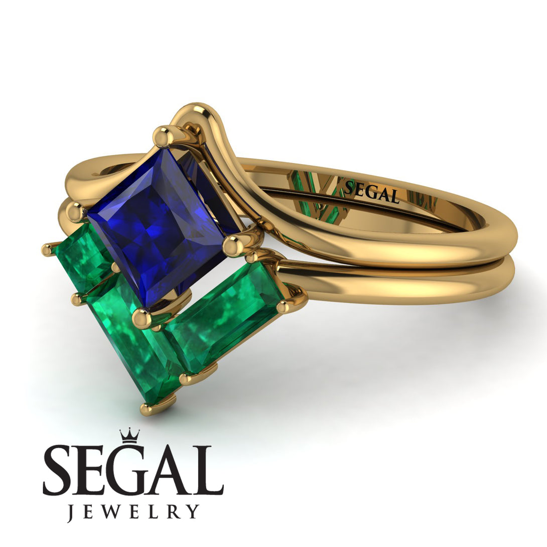 Stacking Princess Sapphire Ring - Elise No. 28