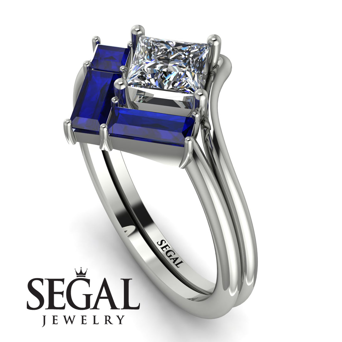 Stacking Princess Diamond Ring - Elise No. 63