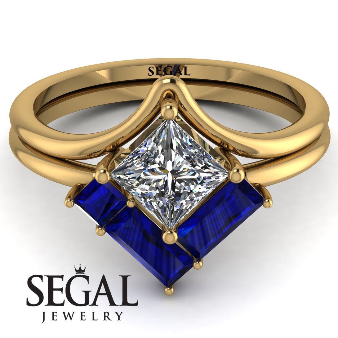 Stacking Princess Diamond Ring - Elise No. 61