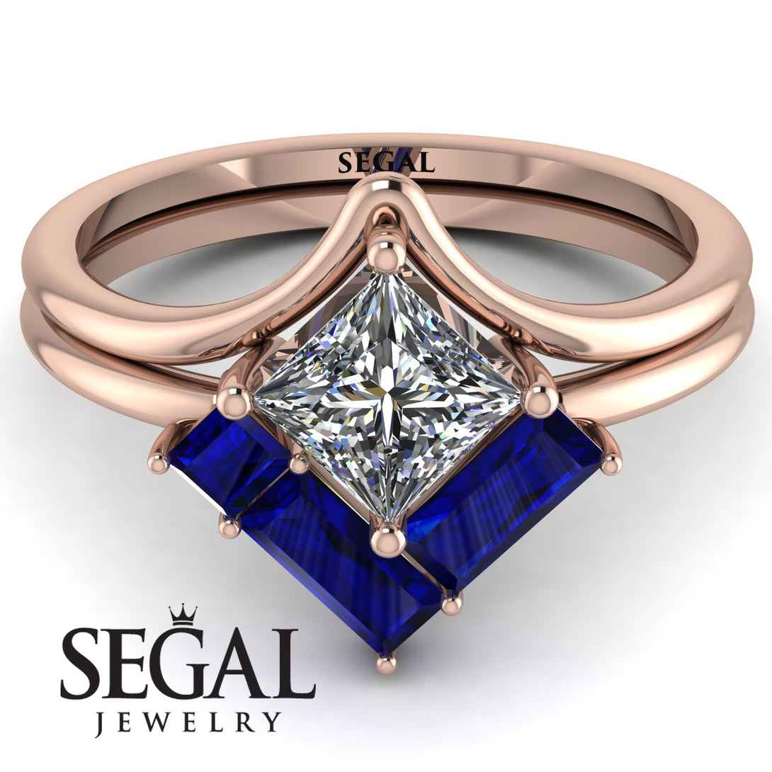 Stacking Princess Diamond Ring - Elise No. 62