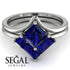 Stacking Princess Sapphire Ring - Elise No. 75