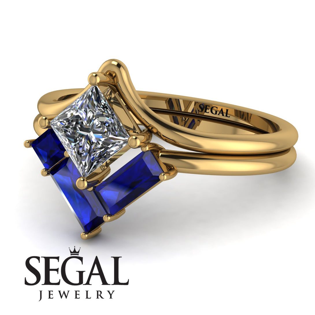 Stacking Princess Diamond Ring - Elise No. 61