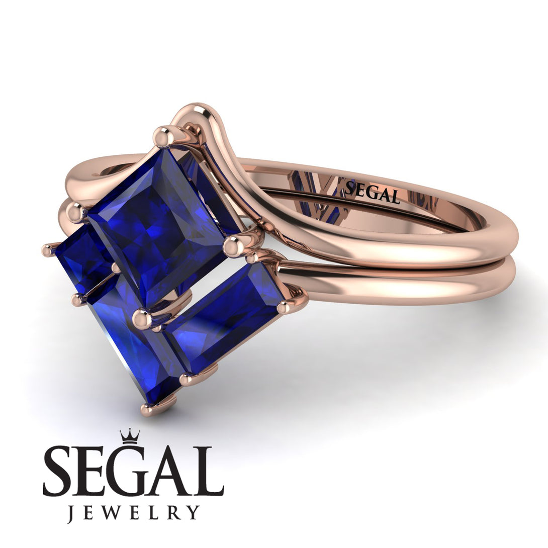 Stacking Princess Sapphire Ring - Elise No. 74