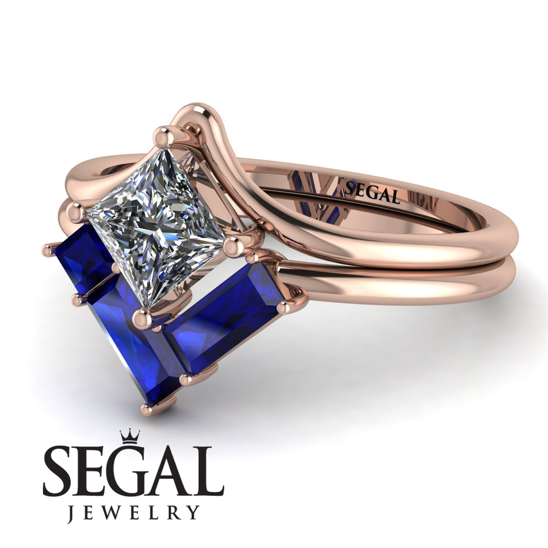 Stacking Princess Diamond Ring - Elise No. 62