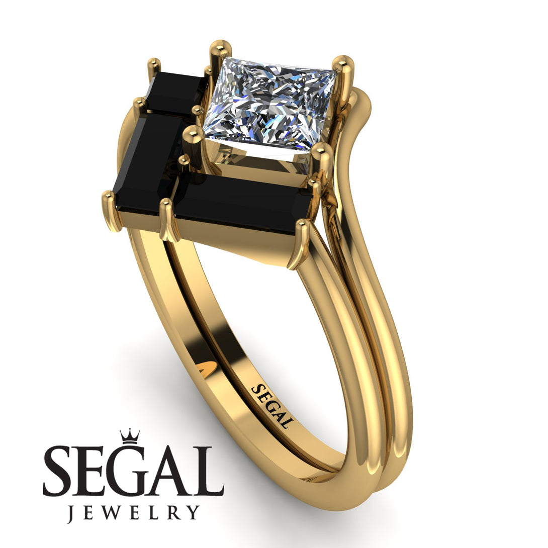 Stacking Princess Diamond Ring - Elise No. 31