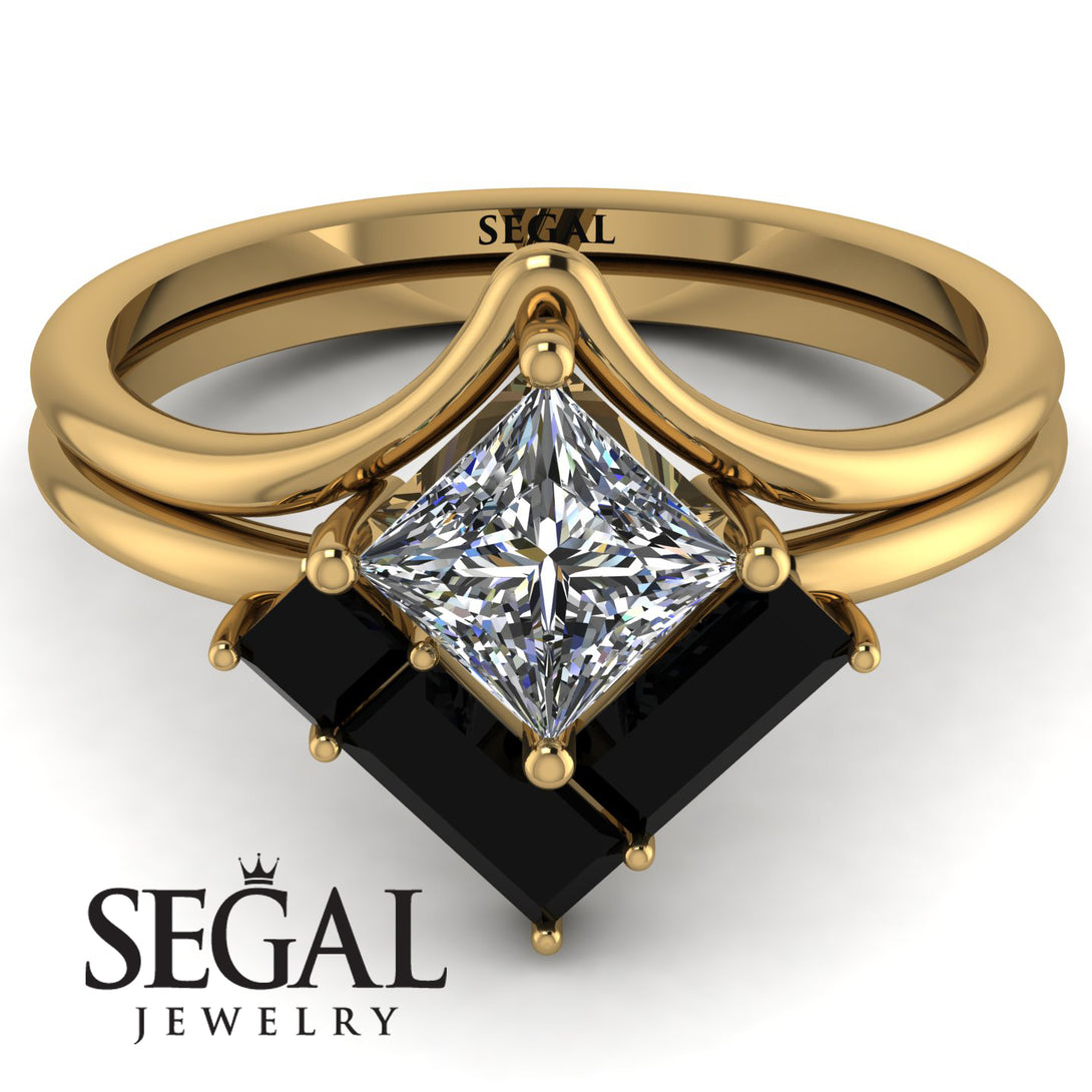 Stacking Princess Diamond Ring - Elise No. 31