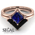 Stacking Princess Sapphire Ring - Elise No. 44