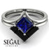 Stacking Princess Sapphire Ring - Elise No. 45