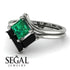 Stacking Princess Emerald Ring - Elise No. 36
