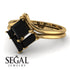Stacking Princess Black Diamond Ring - Elise No. 37 image 3