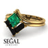 Stacking Princess Emerald Ring - Elise No. 34