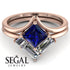 Stacking Princess Sapphire Ring - Elise No. 14