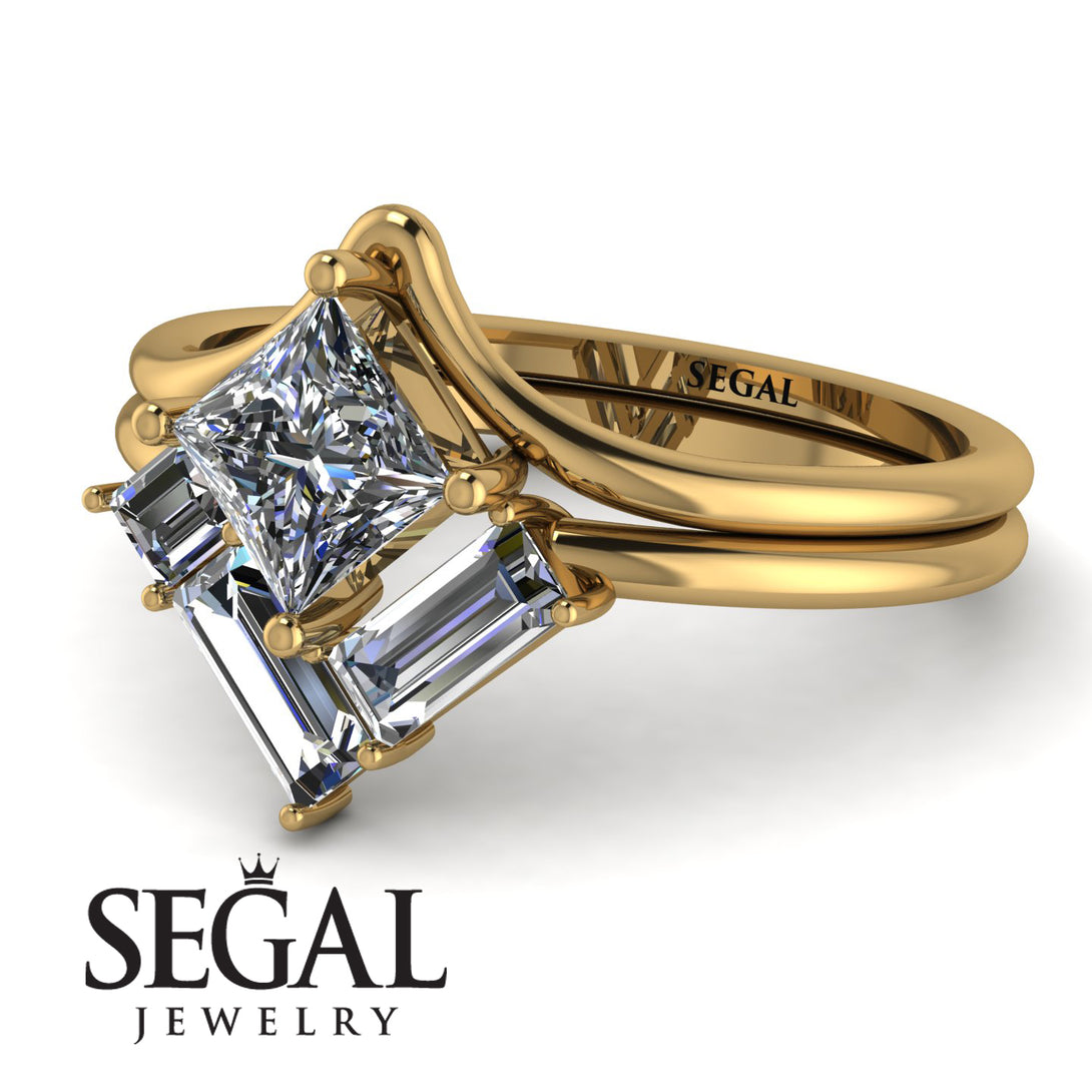 Stacking Princess Diamond Ring - Elise No. 1