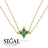 Star Emerald Necklace - Greta No. 4