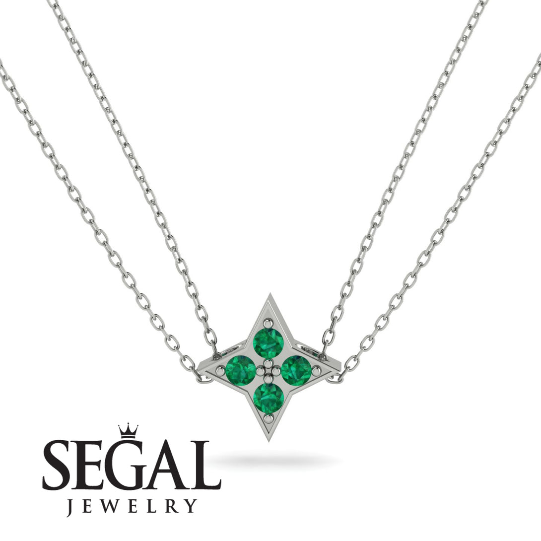 Star Emerald Necklace - Greta No. 6