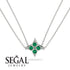 Star Emerald Necklace - Greta No. 6