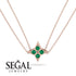 Star Emerald Necklace - Greta No. 5