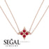 Star Ruby Necklace - Greta No. 11