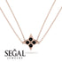 Star Black Diamond Necklace - Greta No. 8