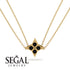 Star Black Diamond Necklace - Greta No. 7